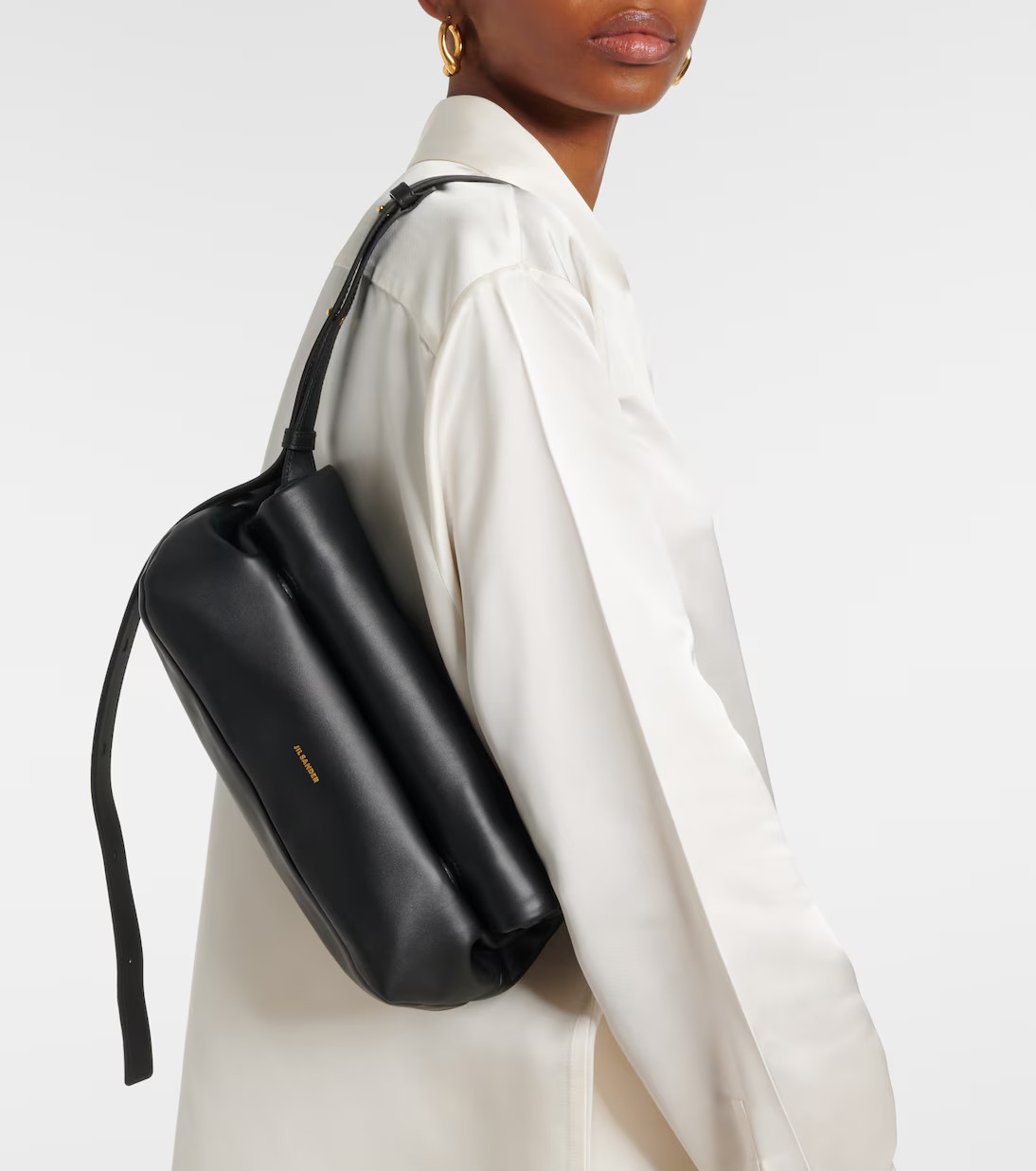 Rollup Small leather shoulder bag | Mytheresa (US/CA)