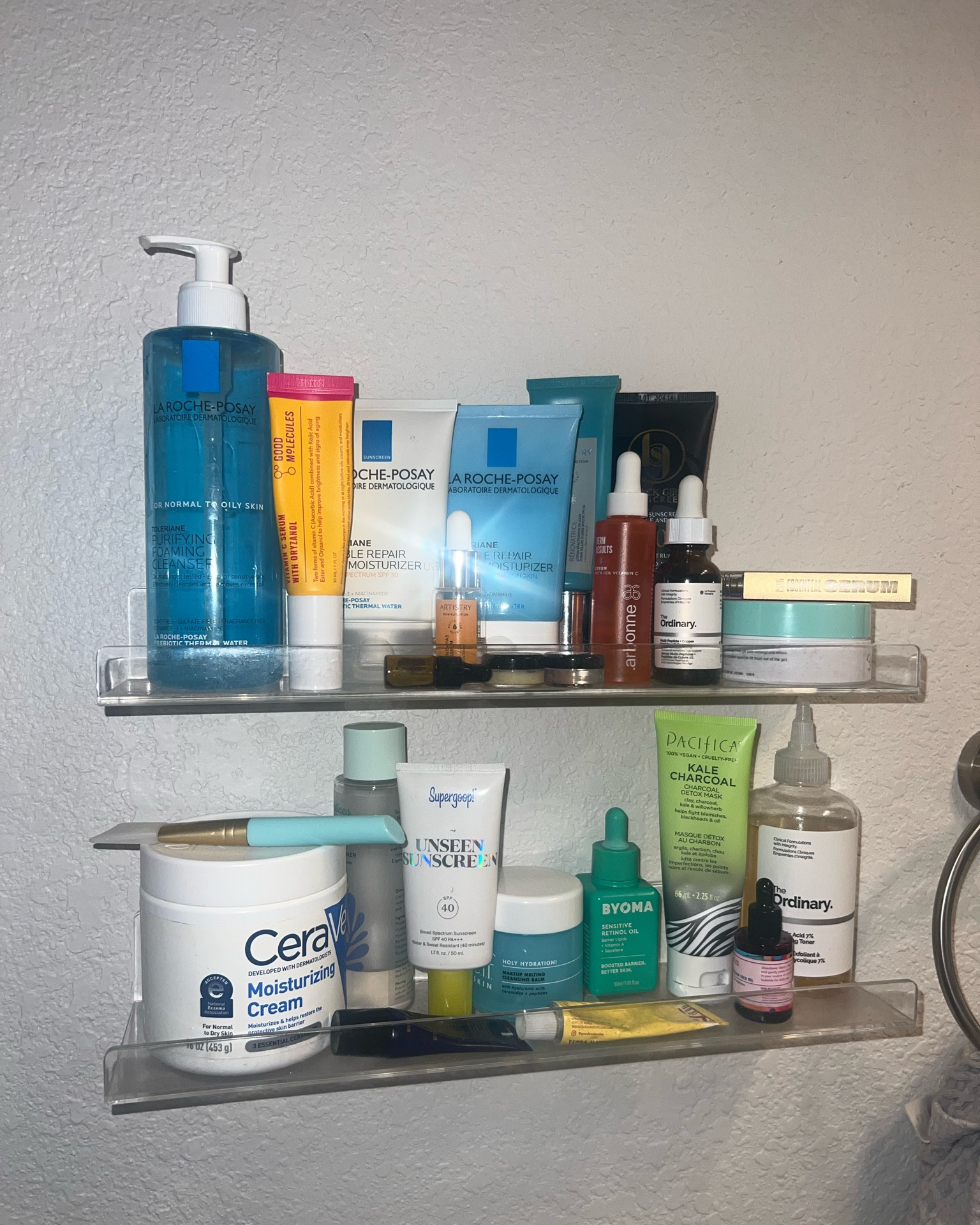 Skicare  my skincare essentials  skincare routine  la roche possay  cera ve  the ordinary  good molecules  supergoop  byoma  retinol  charcoal mask  kiehls  eye cream  face mask  morning skincare routine  night skincare routine 

#LTKBeauty