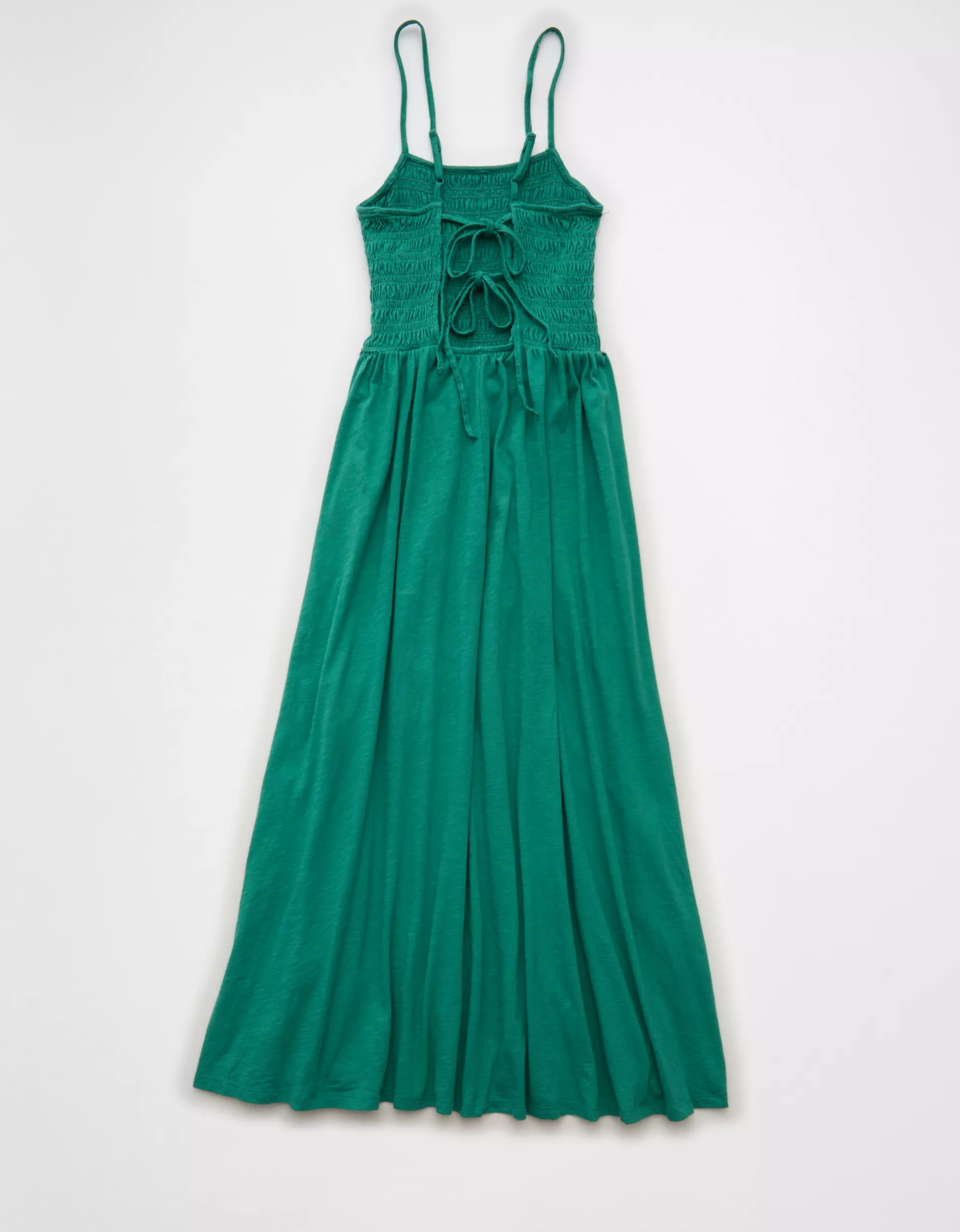 AE Sunchaser Smocked Knit Midi Dress | American Eagle Outfitters (US & CA)