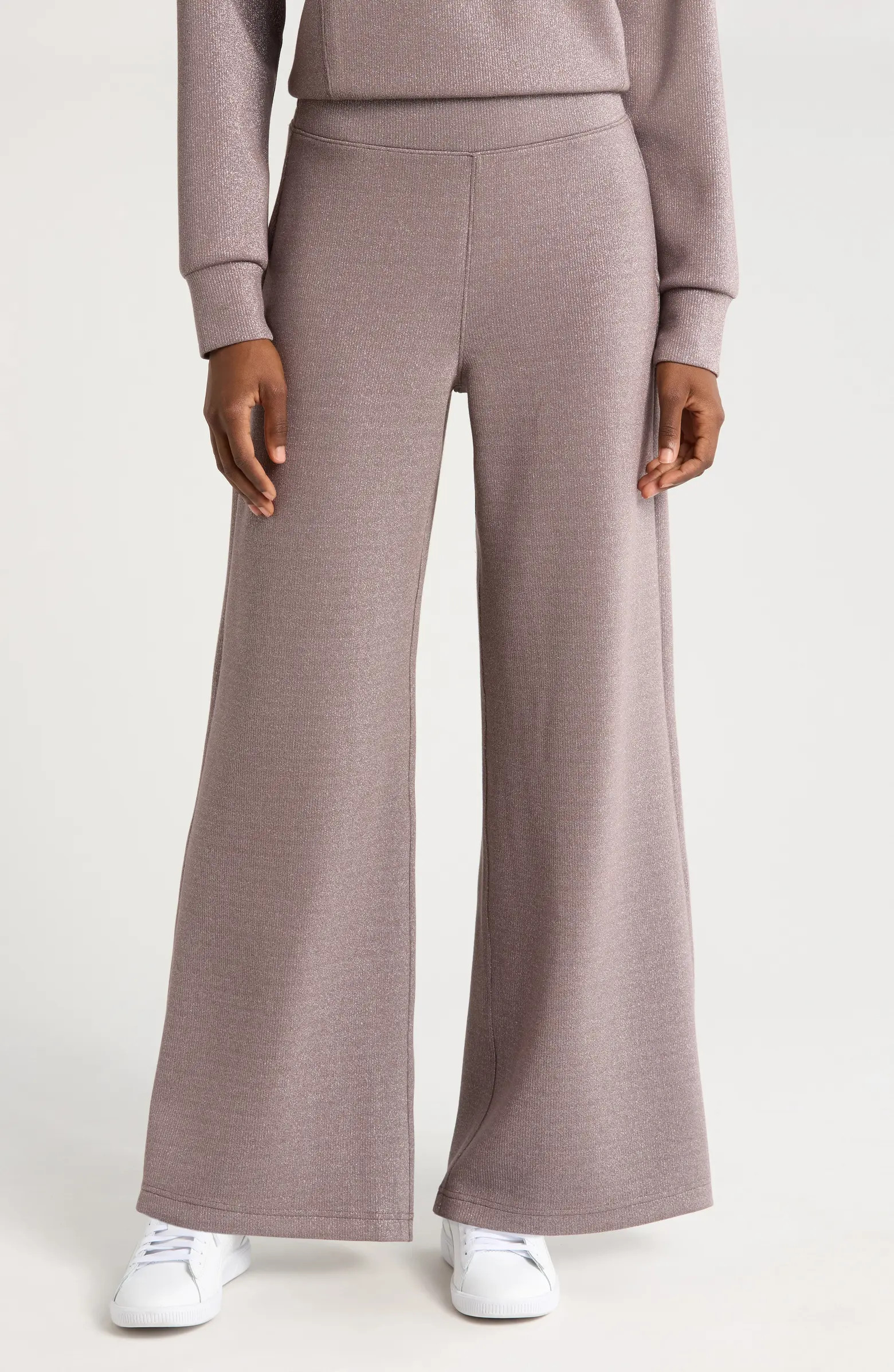 AirEssentials Shimmer Wide Leg Pants | Nordstrom