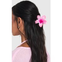 Womens Large Flower Claw Clip - Pink - One Size | boohoo (US & Canada)