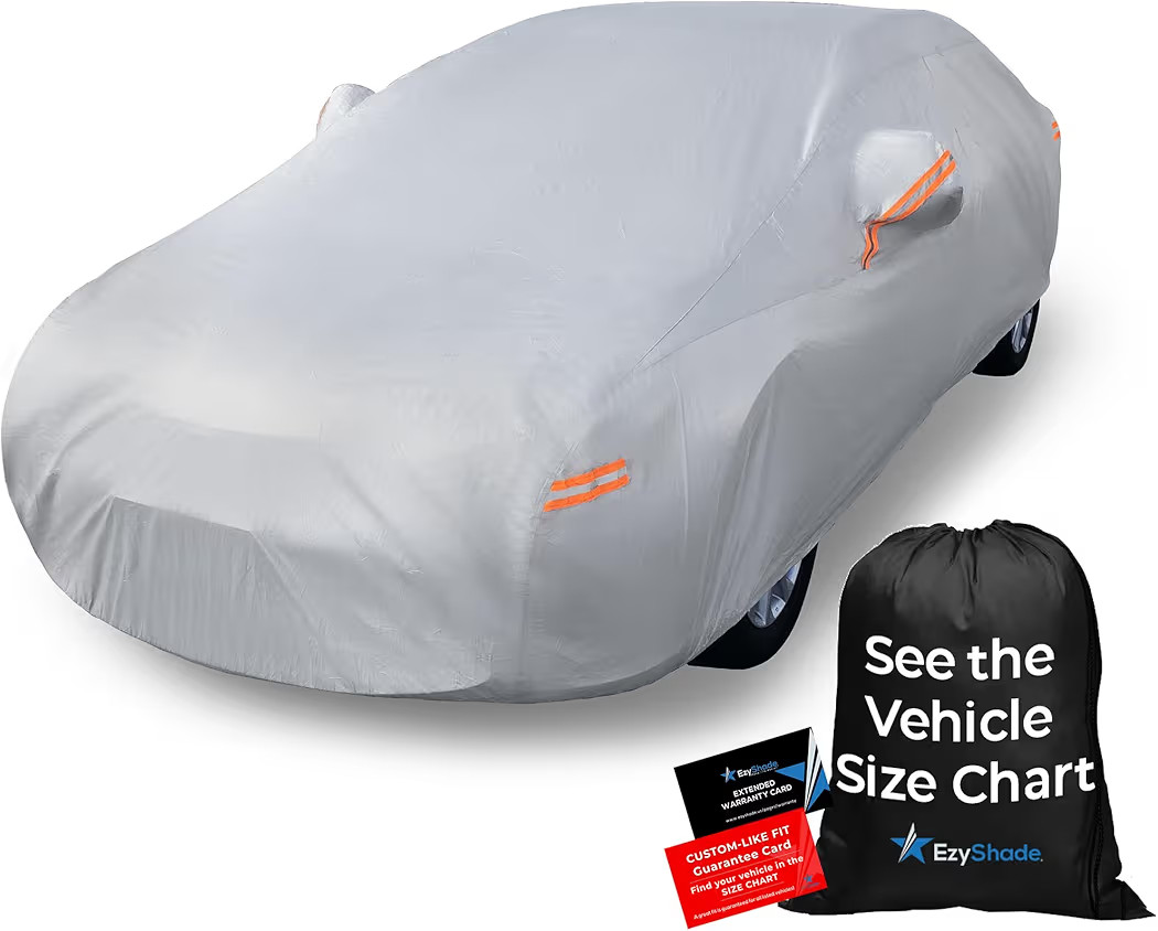 EzyShade 10-Layer Car Cover Waterproof All Weather. See Vehicle Size-Chart for Accurate Fit. Outd... | Amazon (US)