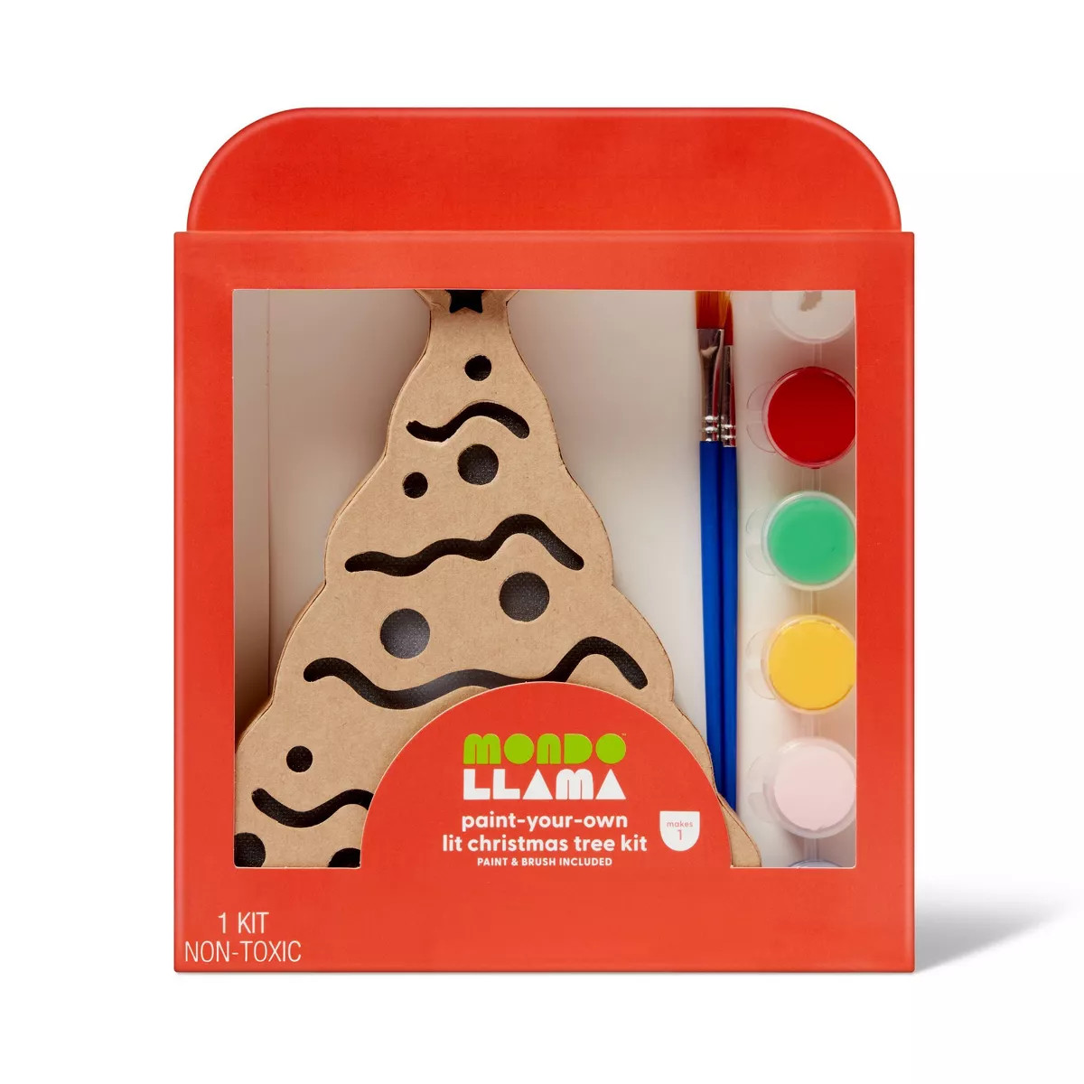 Christmas Craft Lit Paperboard Tree Kit- Mondo Llama™ | Target