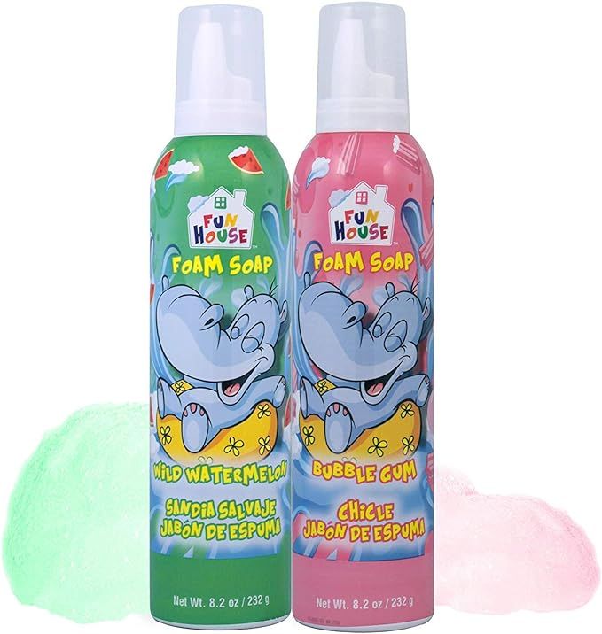 Fun House Kids Foam Soap Wild Watermelon & Bubble Gum,2 Pack | Amazon (US)