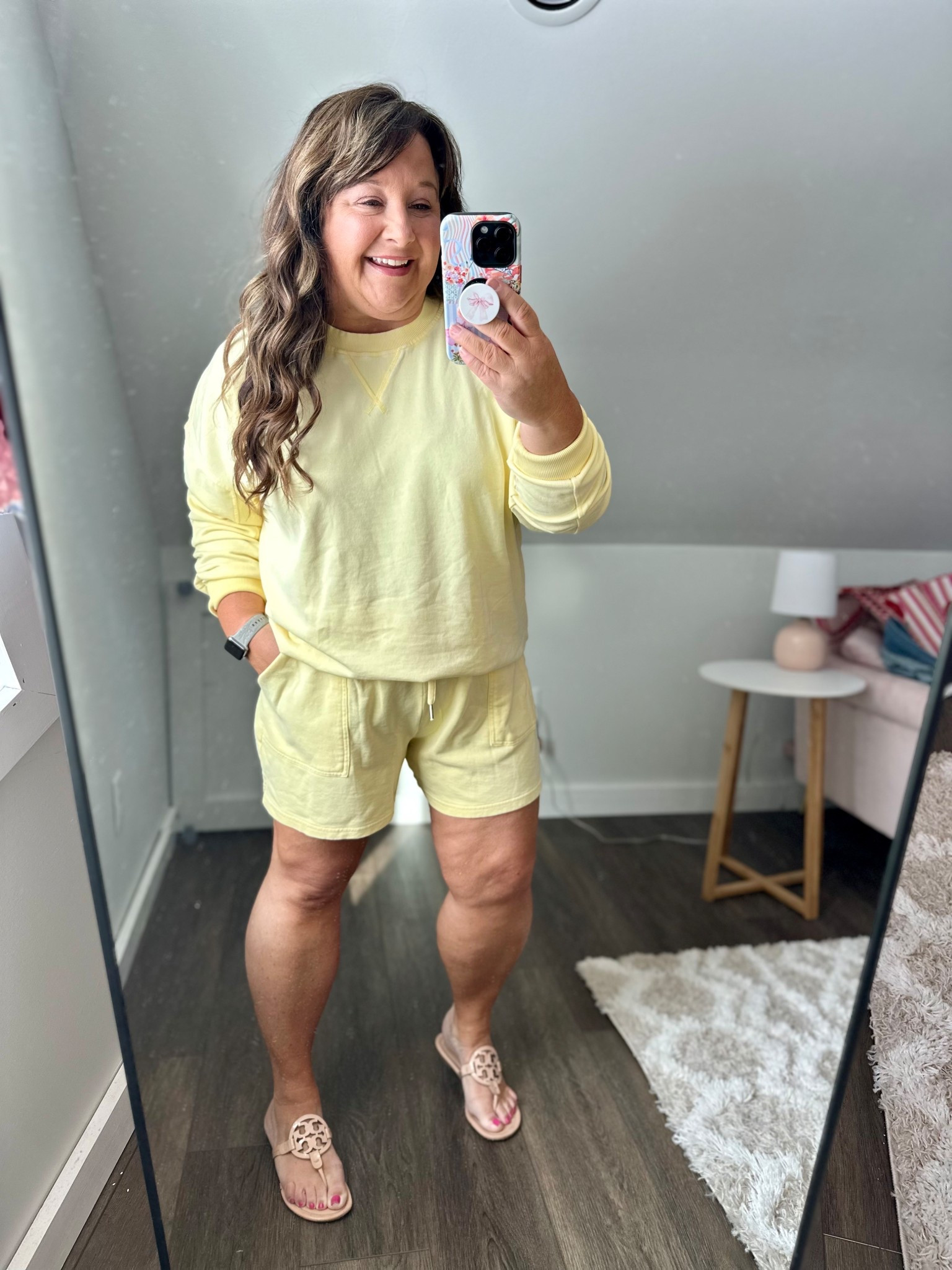 More of this yellow, I just can't stop. 💛 This set runs TTS, on sale now. 

#LTKOver40 #LTKSaleAlert #LTKmomlife