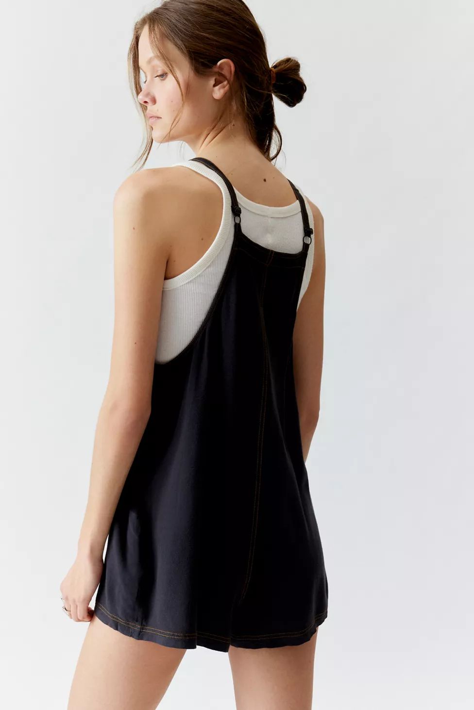 UO Greta Overall Romper | Urban Outfitters (US and RoW)