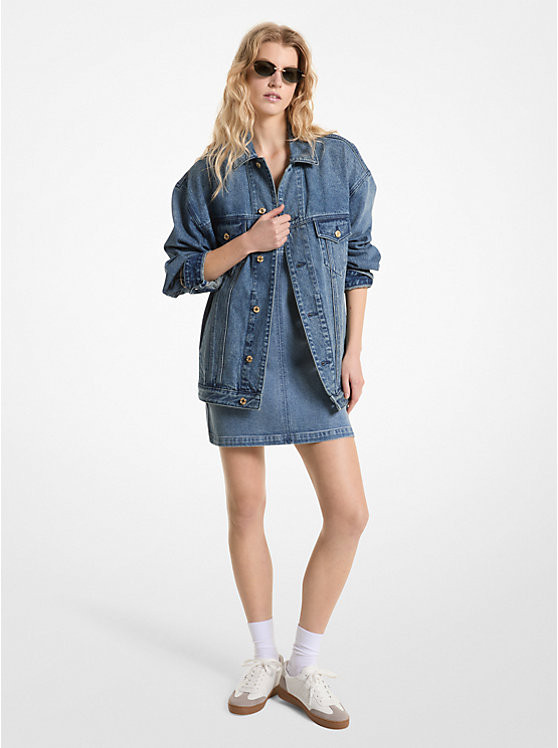 Oversized Denim Jacket | Michael Kors US