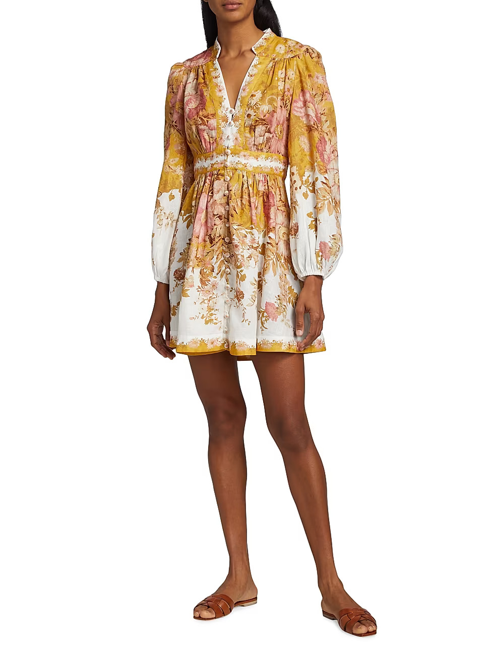 Pattie Linen Minidress | Saks Fifth Avenue