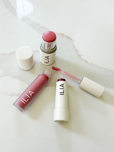 My new fav ilia products! Below are my colors:

Lip balm: memoir 
Lip gloss: only you 
Blush: tenderly
Skin tint: ST8 Sheila

#LTKSeasonal #LTKFind #LTKbeauty