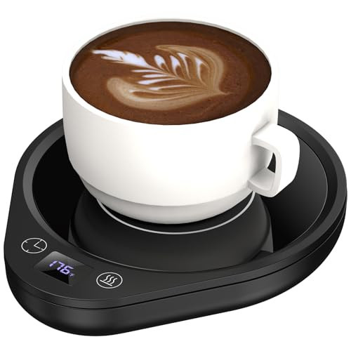 Coffee Mug Warmer - Fastest Heating & Highest Temperature, Coffee Cup Warmer for Desk Auto Shut Off，3 Temp & 6 Timer Setting Smart Cup Warmer for Heating Coffee, Beverage, Milk, Tea, Hot Chocolate | Amazon (US)