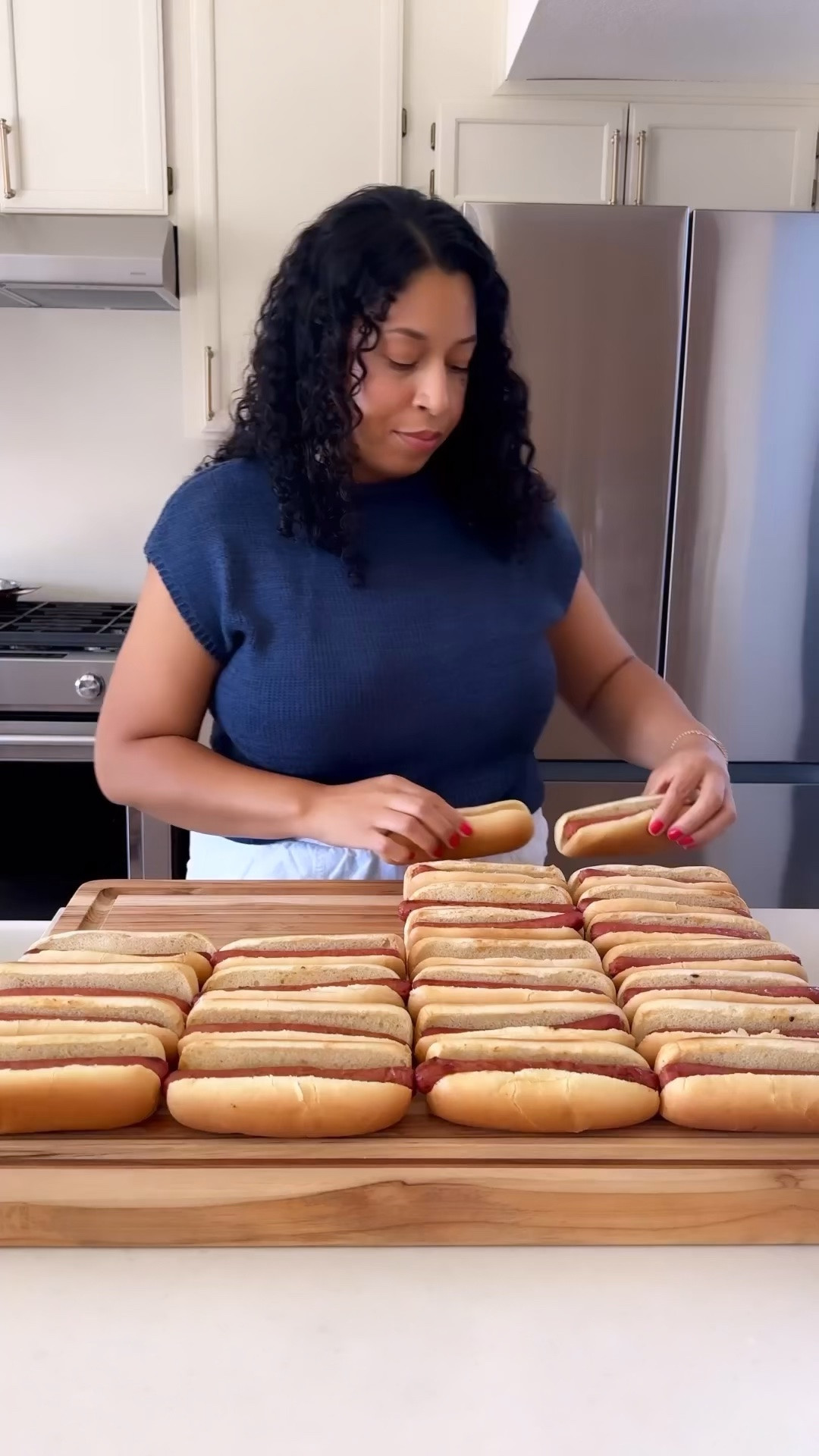 This hot dog flag board might be my favorite yet! 🇺🇸🌭 Perfect for backyard BBQs, pool parties, cookouts, and all your Independence Day celebrations. Simple, festive, and guaranteed to be the star of the snack table.
Who’s bringing this to their 4th of July party? ❤️🤍💙
#FourthOfJulyDecor #FourthOfJulyFood #PatrioticParty #July4thParty #FourthOfJulyIdeas

#LTKSeasonal #LTKootd #LTKdayinmylife
