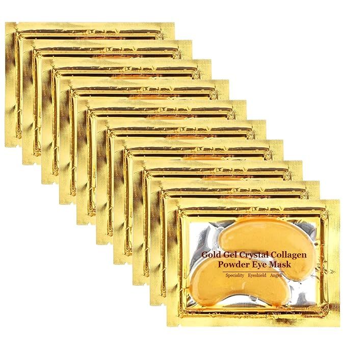 Adofect 31 Pairs Gold Eye Mask Collagen Eye Gel Pads Under Eye Mask for Puffiness and Dark Circle... | Amazon (US)