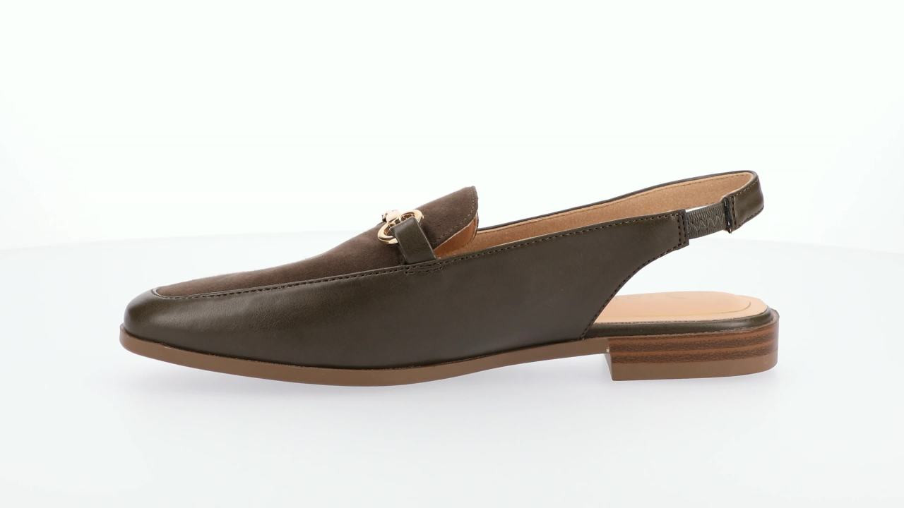 Journee Womens Lainey Sling Back Square Toe Flats | Walmart (US)