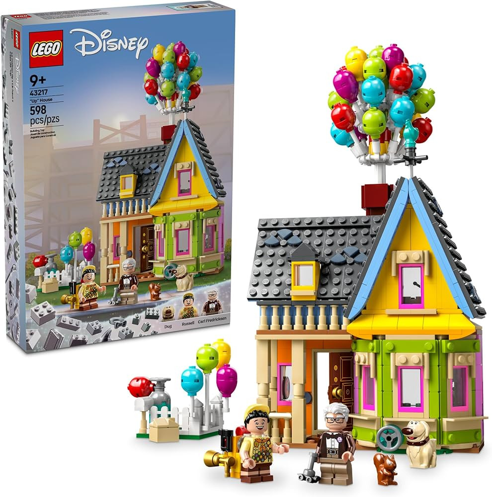 LEGO Disney and Pixar ‘Up’ House, Classic Disney Celebration Building Toy Set for Kids and Mo... | Amazon (US)