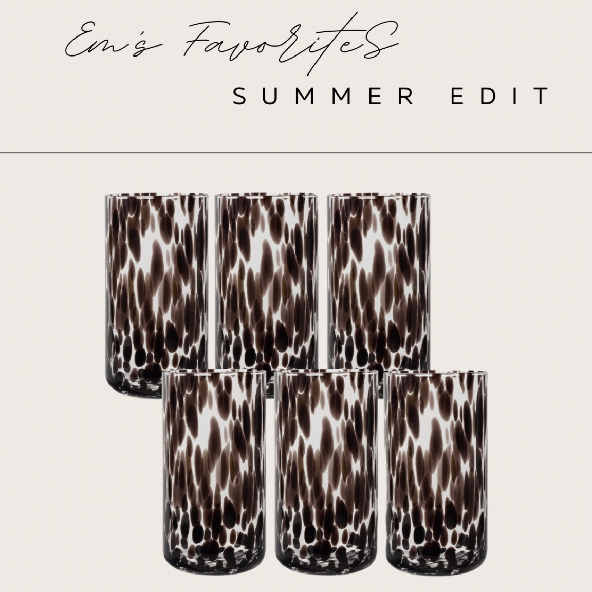 You all know I am a glassware addict. Love these! 

#LTKFindsUnder50 #LTKHome