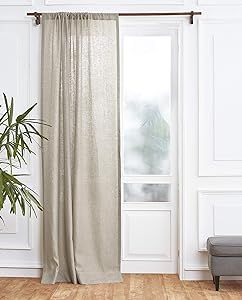 Solino Home 100% Linen Curtain – 52 x 108 Inch Natural Lightweight Rod Pocket Curtain, 100% Pur... | Amazon (US)