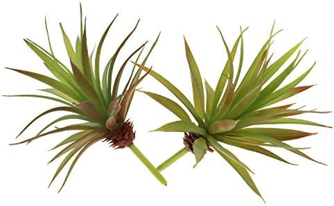 LJY 2 Pieces Realistic Artificial Faux Succulent Yucca Vera Greenhouse Small Plants Unpotted for ... | Amazon (US)
