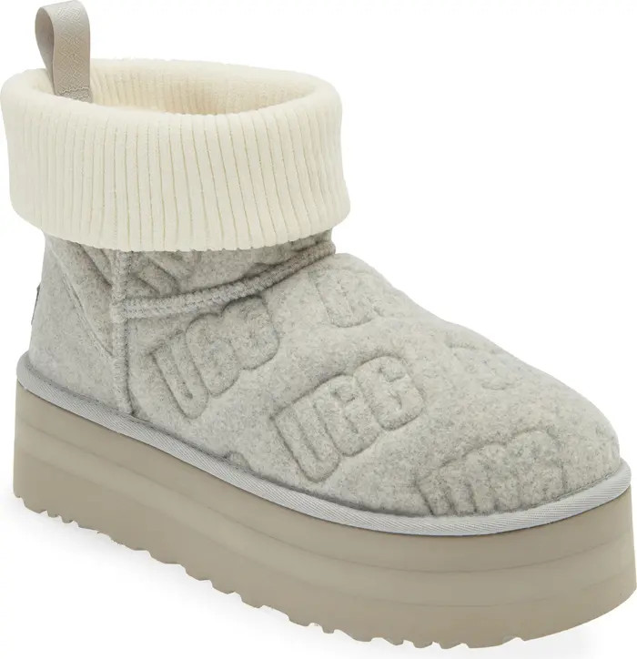 Classic Mini Platform Felted Boot (Women) | Nordstrom Rack