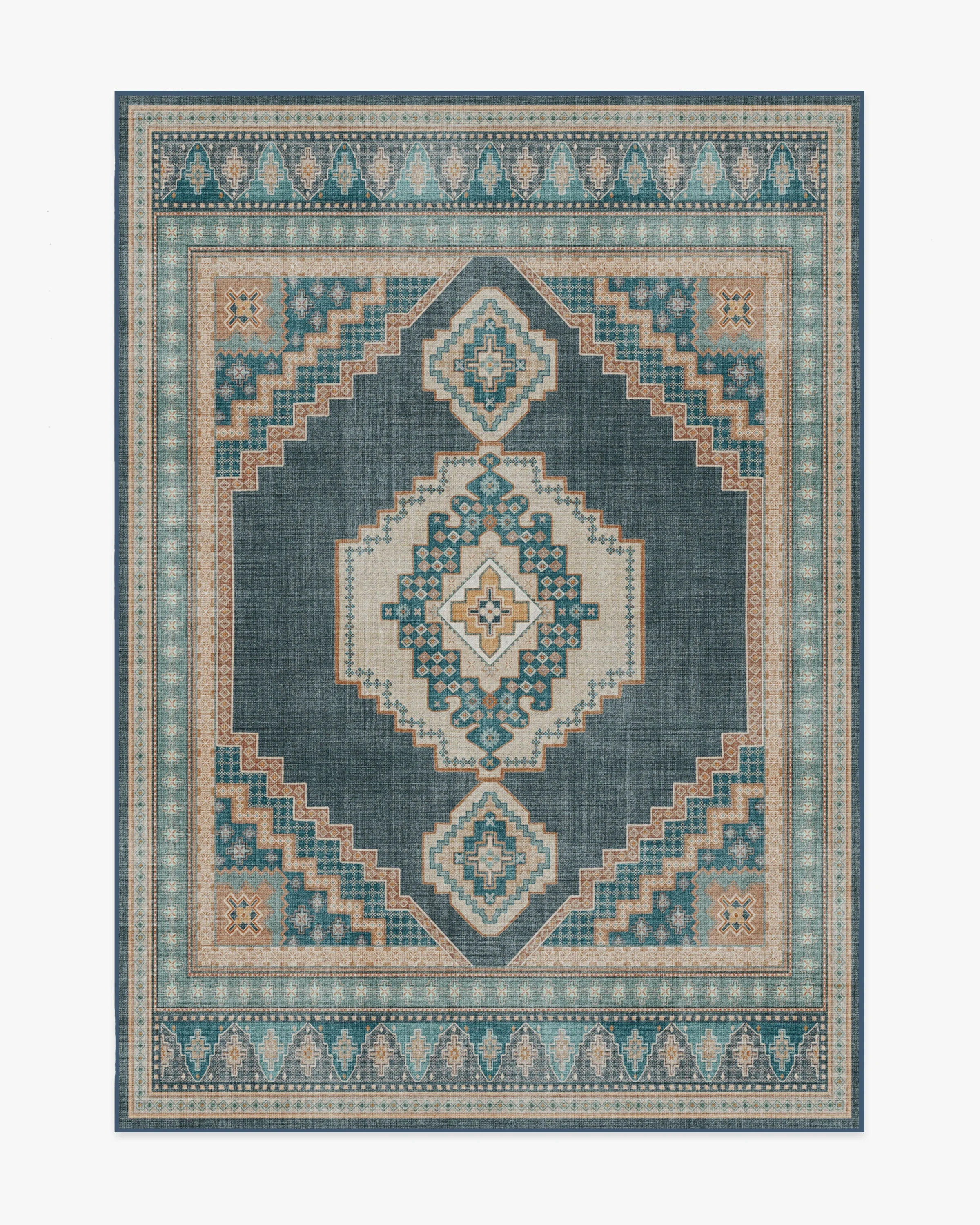 Rayne Soft Navy Rug | Ruggable