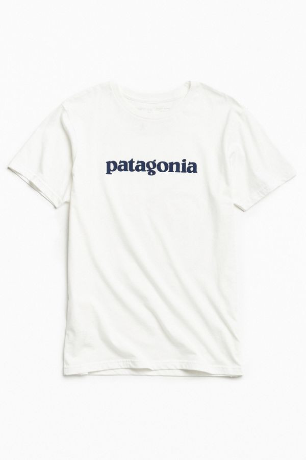 Patagonia Text Logo Tee | Urban Outfitters (US and RoW)
