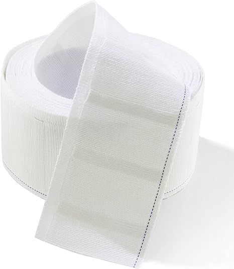 MJMP Pleat Tape for Curtain Heading Vintage Style Small Size 2.8IN (2.8in X 2Y X 2, White) | Amazon (US)