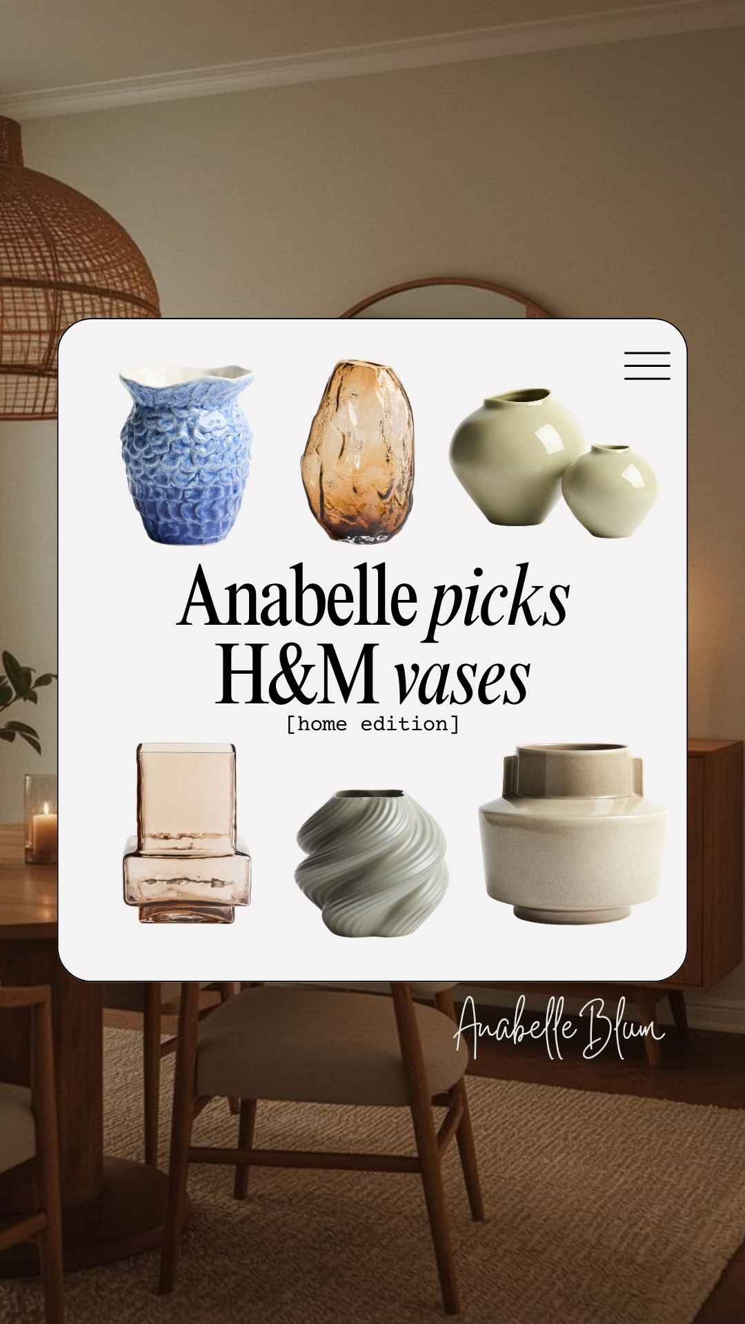 H&M Vases  

 #LTKdayinmylife #LTKU #LTKHome
