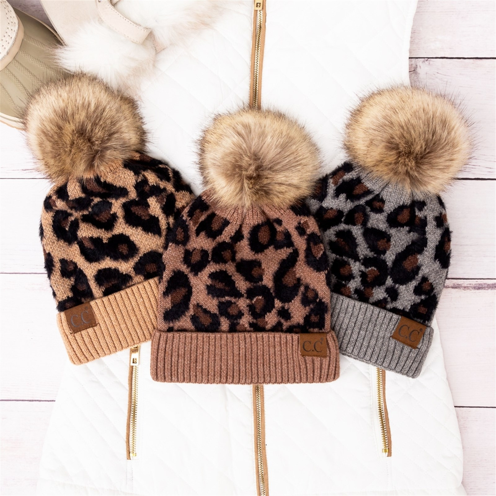 CC Leopard Beanie | Jane