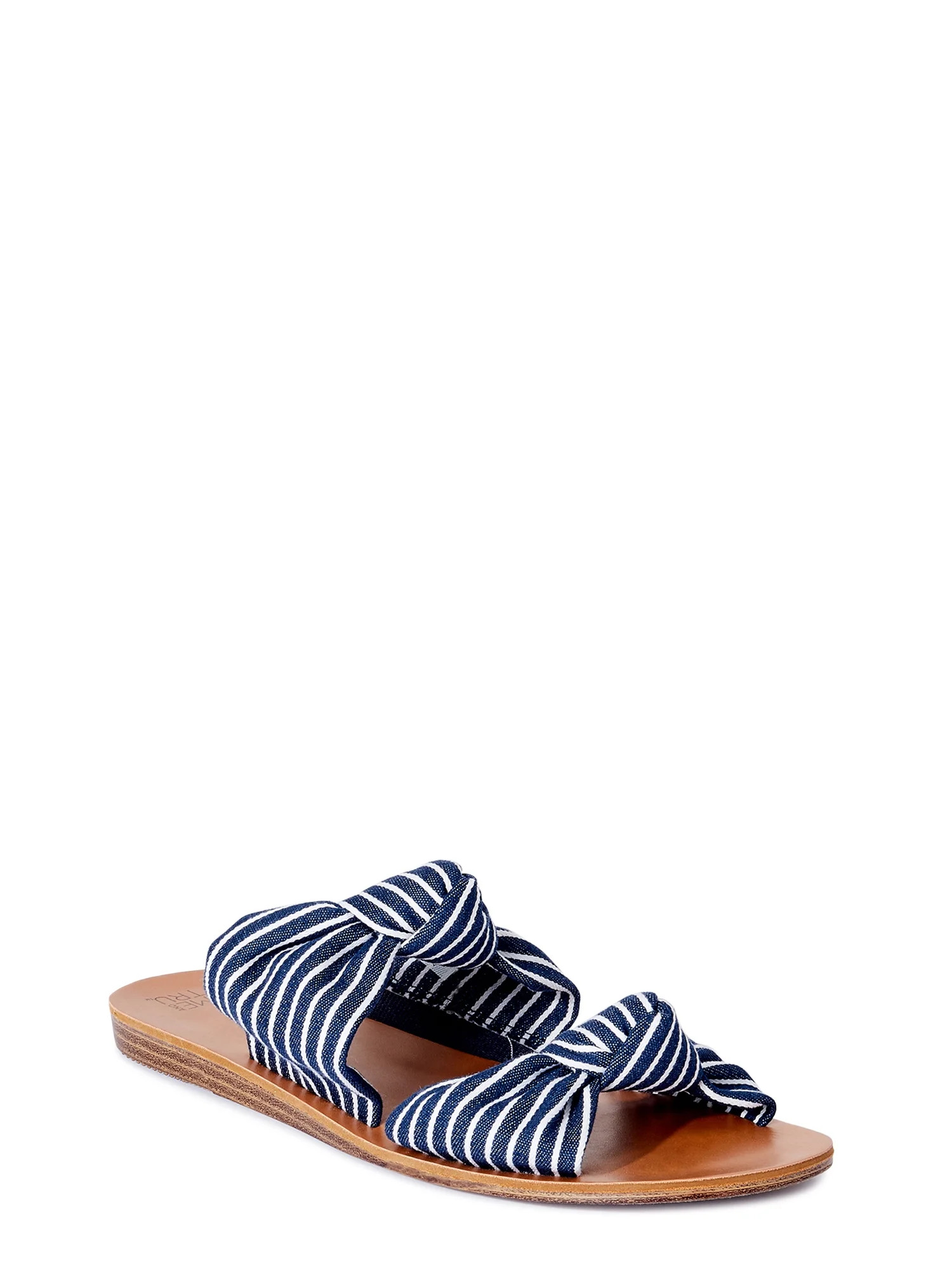 Time and Tru Women's Knotted Slide Sandal | Walmart (US)