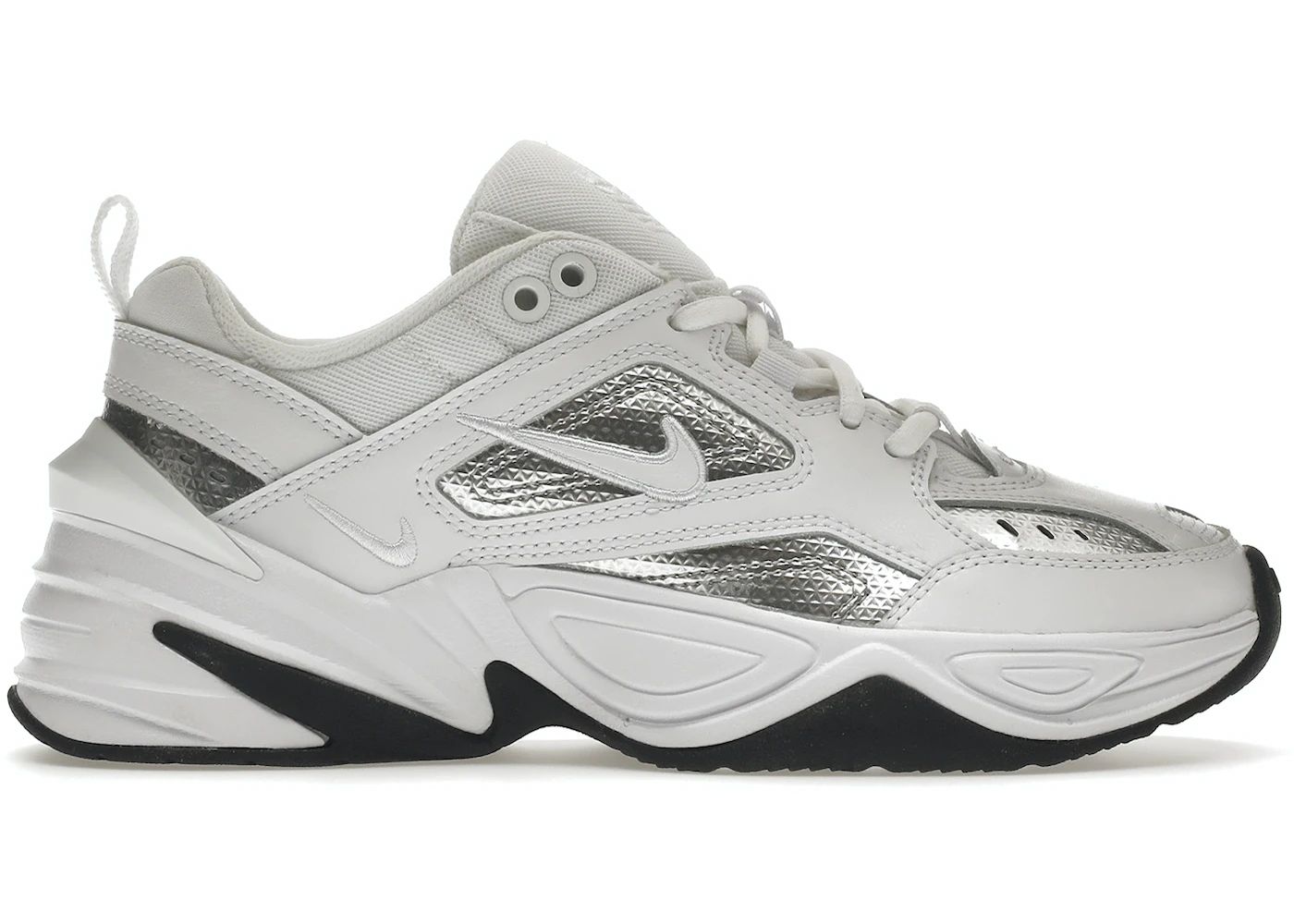 Nike M2K Tekno White Metallic Silver Black (W) | StockX