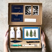 Cyanotype Printing Kit Sun Exposure Art, Photography Blueprint | Etsy (US)