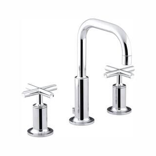 KOHLER Purist 8 in. Widespread 2-Handle Bathroom Faucet in Polished Chrome K-14406-3-CP - The Hom... | The Home Depot