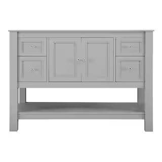 Home Decorators Collection Gazette 48 in. W Bath Vanity Cabinet Only in Grey-GAGA4822D - The Home... | The Home Depot