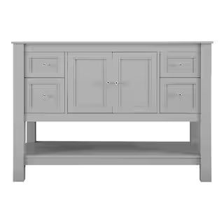 Home Decorators Collection Gazette 48 in. W Bath Vanity Cabinet Only in Grey-GAGA4822D - The Home... | The Home Depot