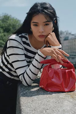 Clutch Patent Bow Bag | Anthropologie (US)