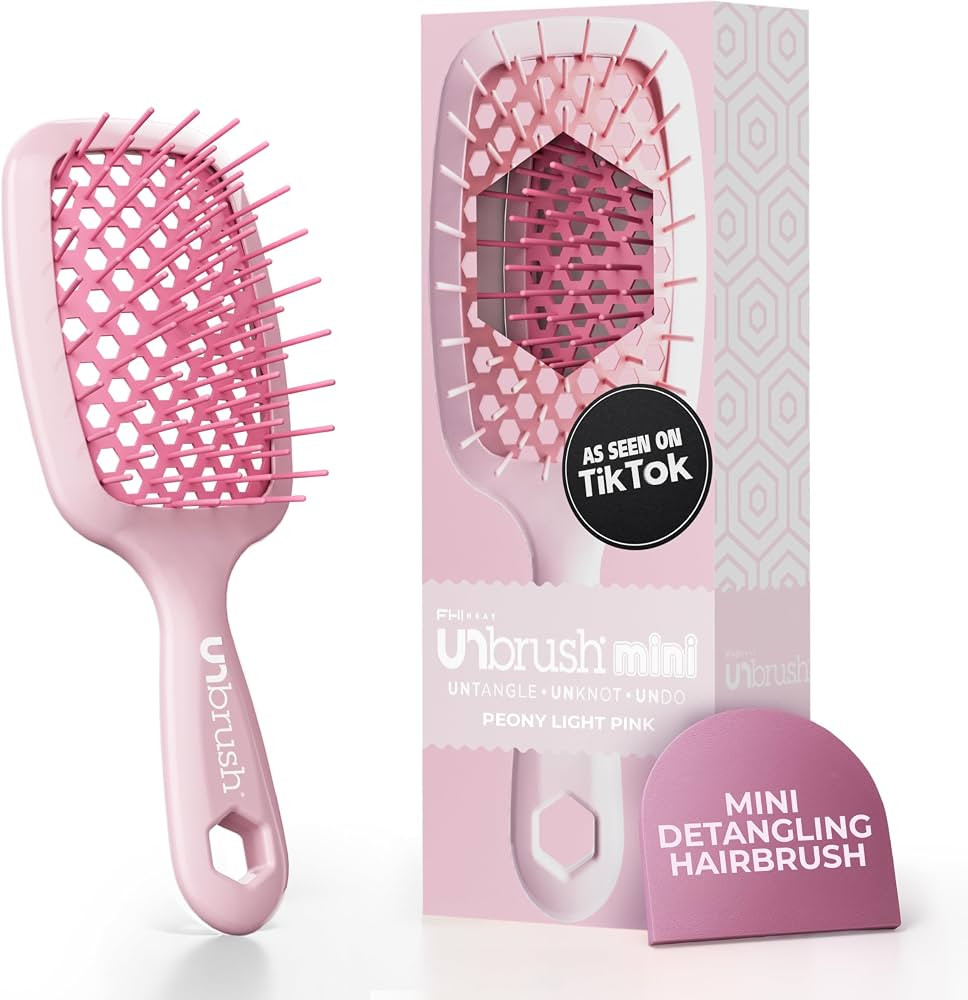 FHI Heat UNbrush Mini Detangler Brush for Pain-Free Brushing on All Wet or Dry Hair Types \u2014 ... | Amazon (US)