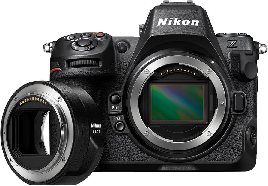 Nikon Z 8 with FTZ II Adapter | Professional full-frame mirrorless hybrid stills/video camera wit... | Amazon (US)