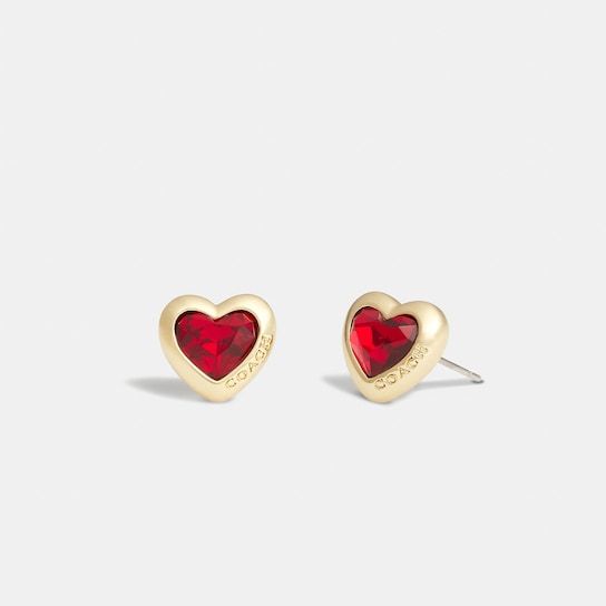 Heart Stud Earrings | Coach (US)