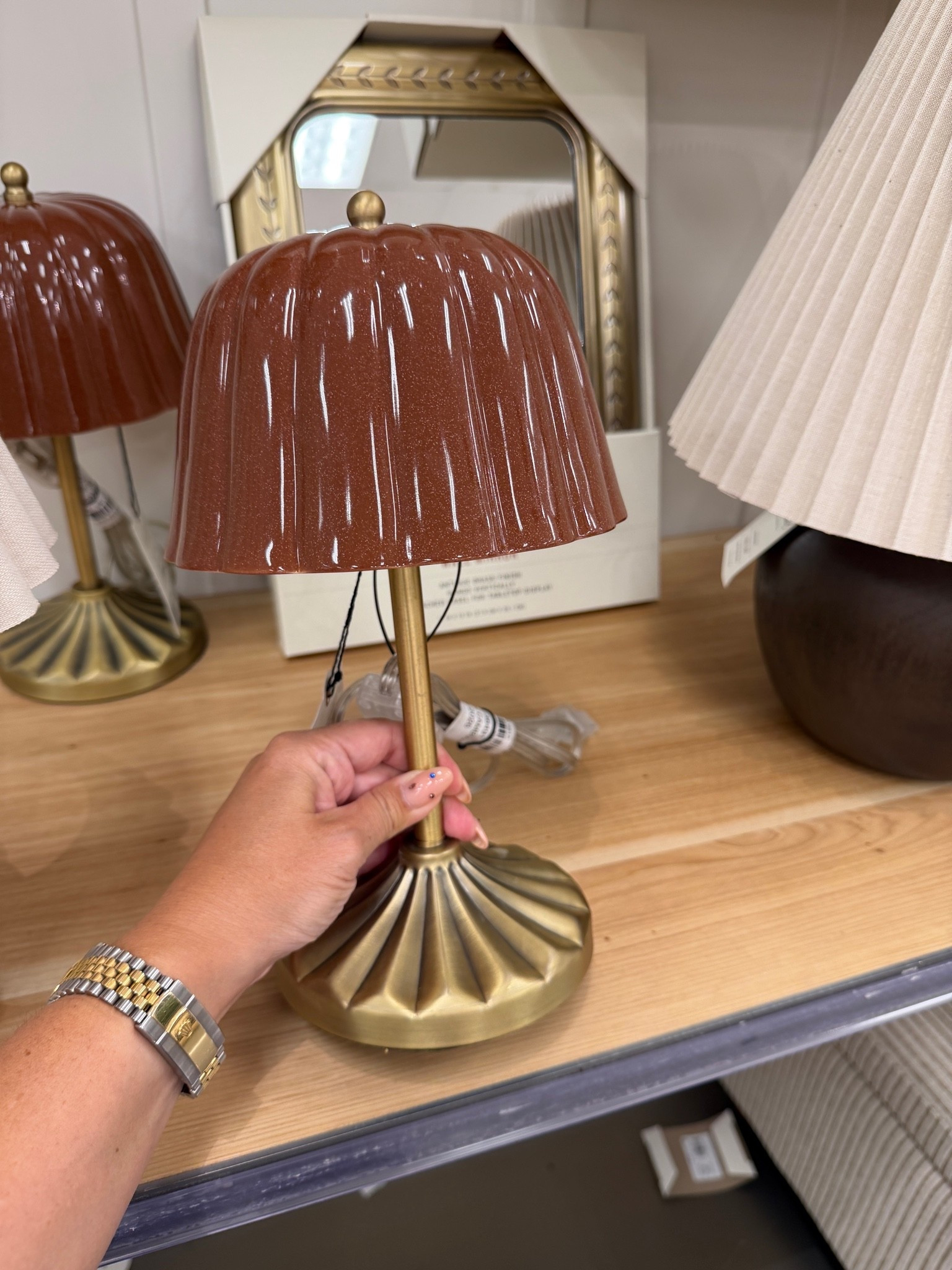 The cutest little lamp, and this color is so good

#LTKHome #LTKSeasonal