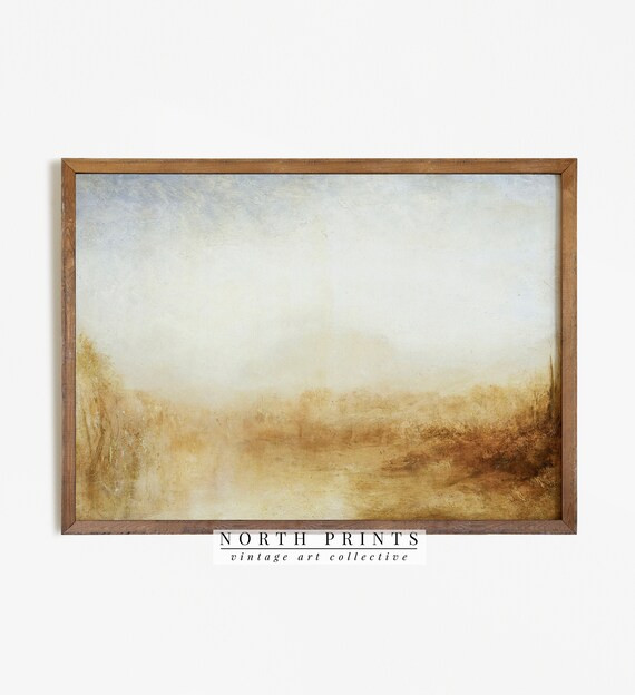 Autumn Abstract Landscape Print  Vintage Oil Painting  | Etsy | Etsy (US)