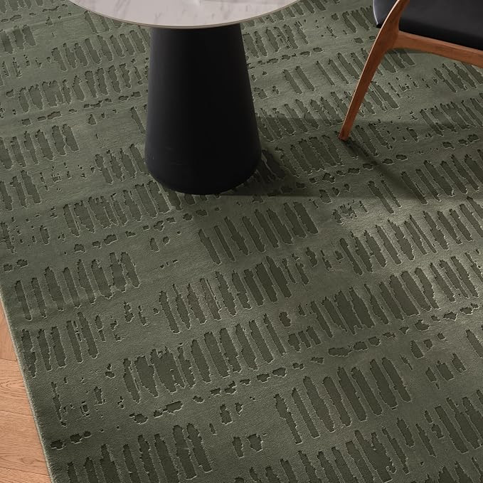 Revival Rugs Shell 5'x8' Area Rugs for Living Room Bedroom Dining Room - Washable, 100% Recycled,... | Amazon (US)