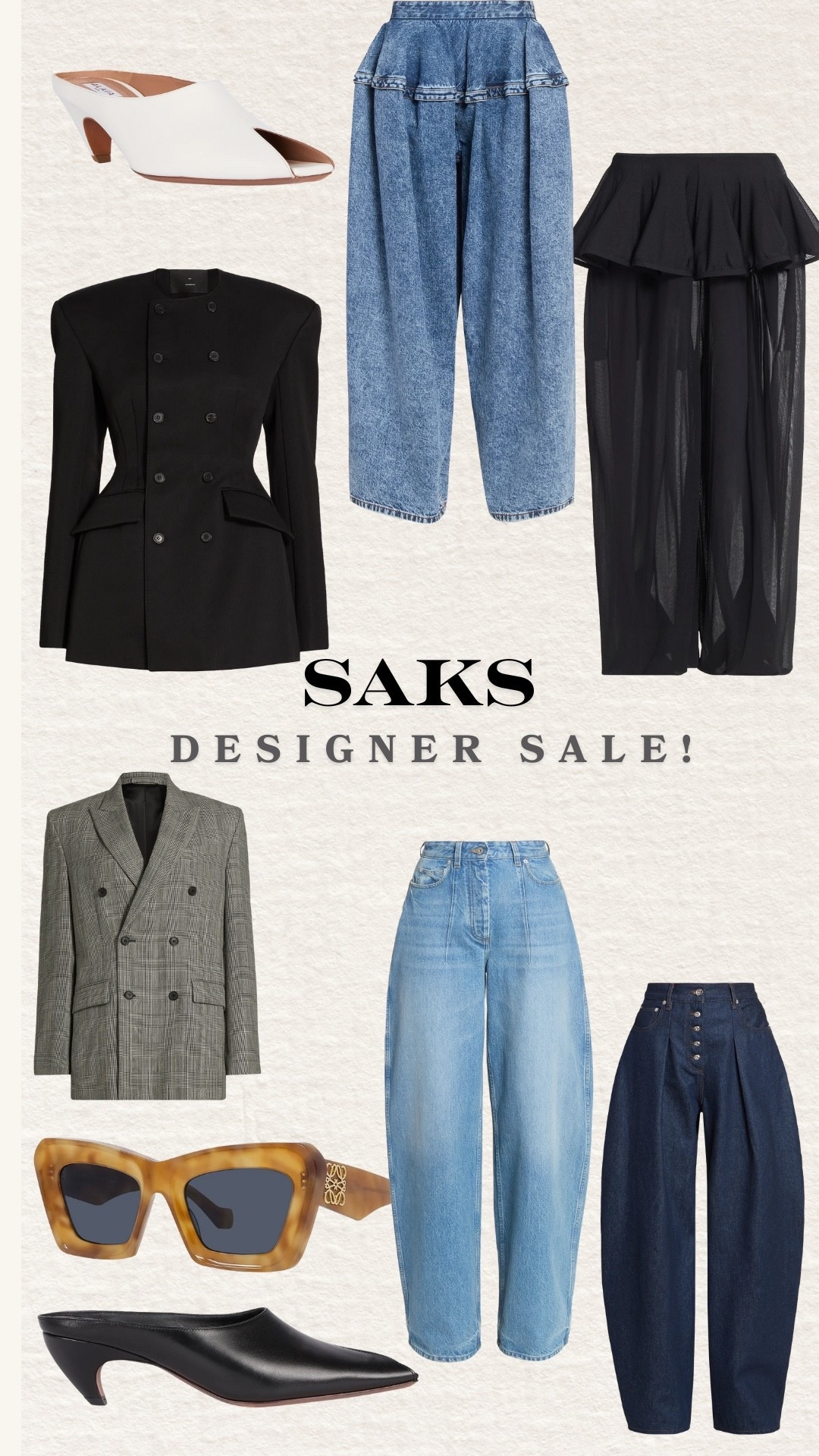 Such an amazing designer sale going on right now at saks!

#LTKGiftGuide #LTKHoliday #LTKSaleAlert