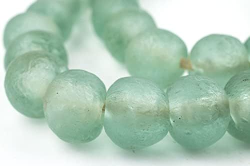 Amazon.com: African Recycled Glass Beads - Full Strand Eco-Friendly Fair Trade Sea Glass Beads fr... | Amazon (US)