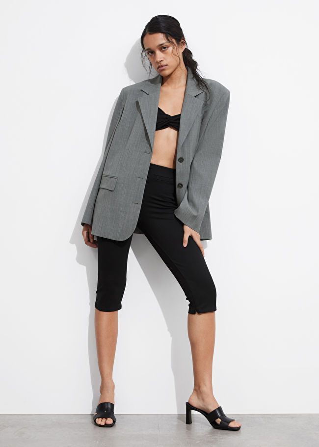 Single-Breasted Blazer - Grey - & Other Stories GB | & Other Stories (EU + UK)