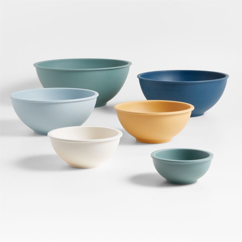 Aubin Mixing Bowls, Set of 6 + Reviews | Crate & Barrel | Crate & Barrel