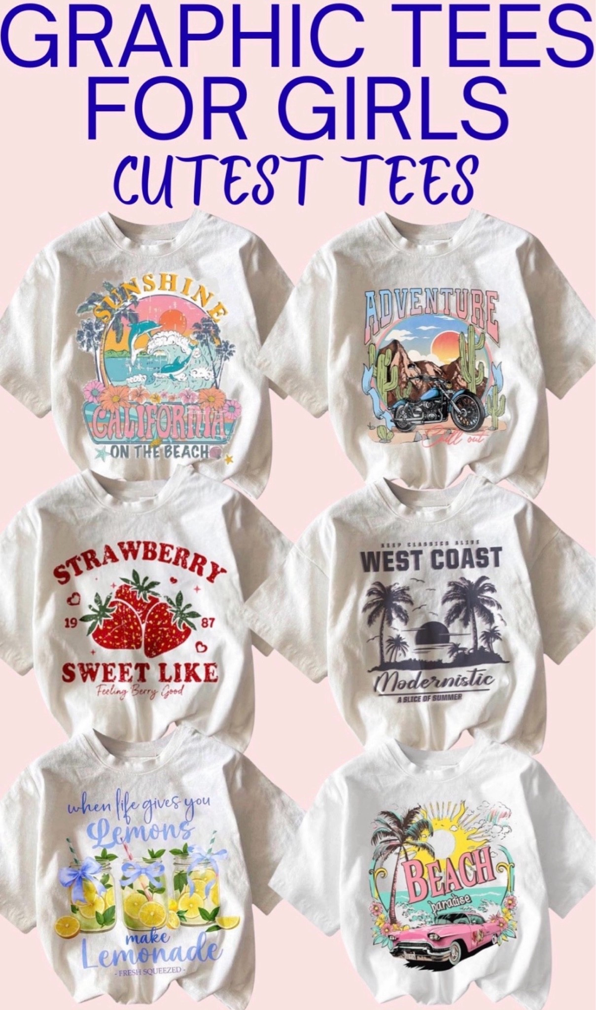 Cute graphic tees for girls

#LTKKids