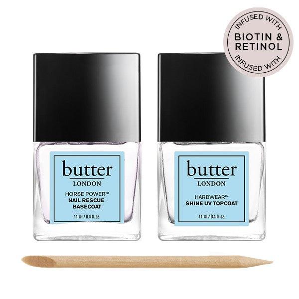 Top & Base Coat Duo | PUR, COSMEDIX, and butter London