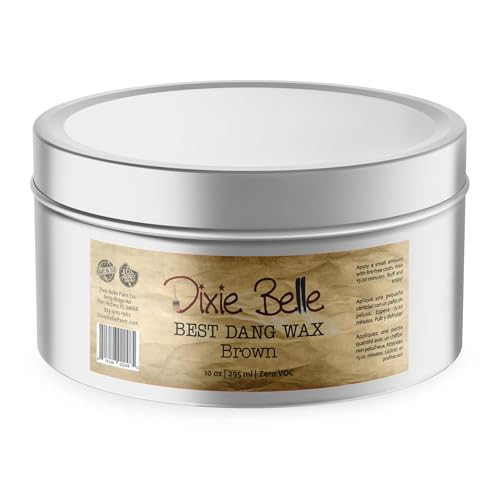 Dixie Belle Paint Company | Best Dang Furniture Wax (10oz, Brown) | DIY Furniture Finishing Wax | Chalk Paint Protection | Antique DIY | Amazon (US)