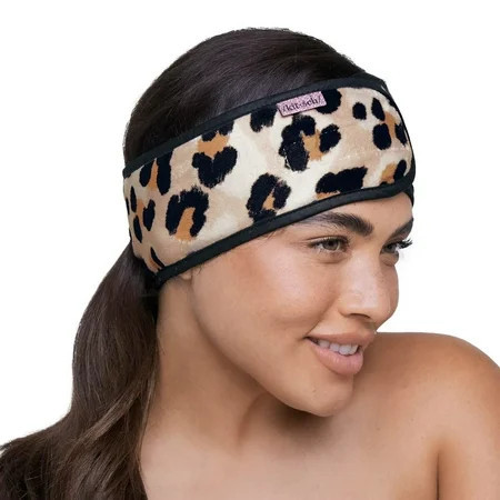 Kitsch Spa Headband Microfiber Makeup Headband Multi Functional Skincare Headbands 1pc Leopard | Walmart (US)