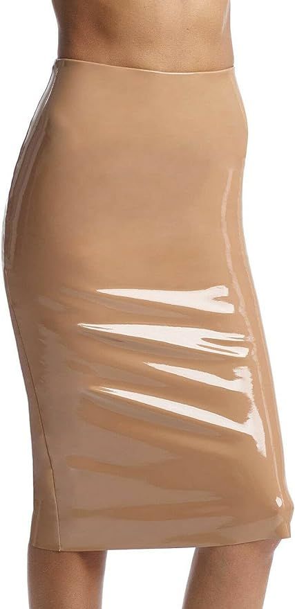 commando Women's Perfect Patent Midi Skirt | Amazon (US)