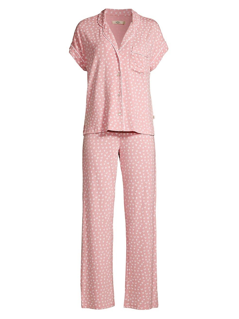 UGG Aimee 2-Piece Printed Jersey Pajama Set | Saks Fifth Avenue